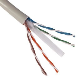 Cablu UTP, Cupru, categoria 6, 23AWG, Emtex, 305M/rola