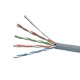 Cablu UTP cat.5e, patch,CU litat, AWG24, gri - Emtex (305m)
