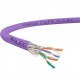 Cablu S/FTP cat.7, manta LSZH, Euroclass Eca - 1000m/tambur, Violet - Molex