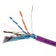Cablu F/UTP cat.6, manta LSZH, Euroclass Dca-s2,d2,a1 - 500m/tambur, Violet - Molex