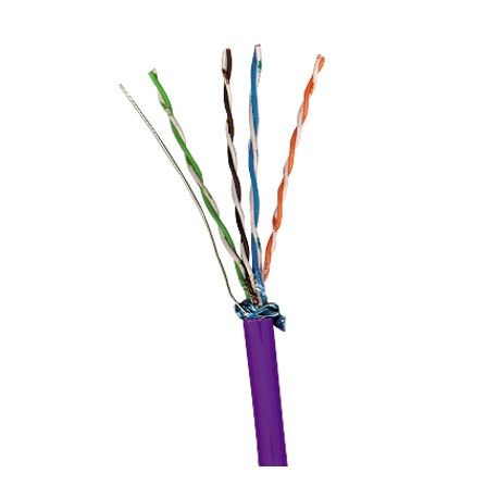 Cablu F/UTP cat.5e, manta LSZH, Euroclass Dca-s1,d2,a1 - 305m/tambur, violet - Molex