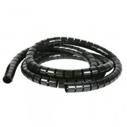 Organizator spiralat cabluri 9 - 50mm, black , (25m) -ELEMATIC
