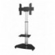 Stand TV/LCD/LED, profesional, aluminiu, Techly, 37''- 70'', Reglabil, Rafturi incluse, 40 kg, Argintiu ICA-TR3SL 108903