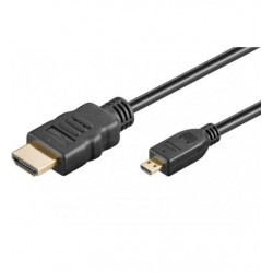 Cablu HDMI - Micro HDMI, 4K@60Hz, conectori auriti, 5m, PremiumCord