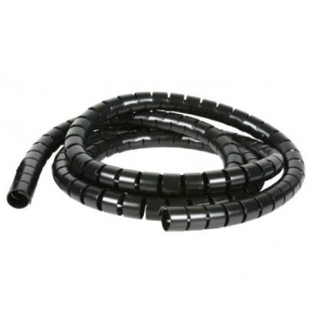 Organizator spiralat cabluri 4 - 20mm, black, (25m) -ELEMATIC
