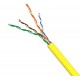 Cablu U/UTP cat.5e, manta PVC, Euroclass Eca - 305m/cutie, galben - Molex