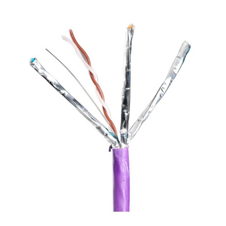 Cablu U/FTP cat.6A, manta LS0H, Euroclass Dca-s1, d2, a1 - 500m/tambur, Violet - Molex