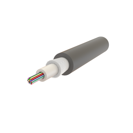 Cablu fibra optica 8 fibre,MM OM3, 1200kN, PE