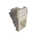 Conector inclinat, 1xRJ45 UTP cat.5e, 22.5x45 PowerCat, alb, (compatibil Legrand Mosaic) - Molex