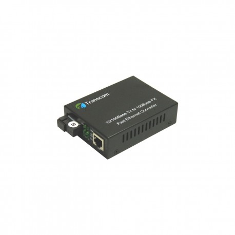 Mediaconvertor 10/100M 1550/1310nm WDM, Type B Singlemode 40km, conector SC - TRANSCOM